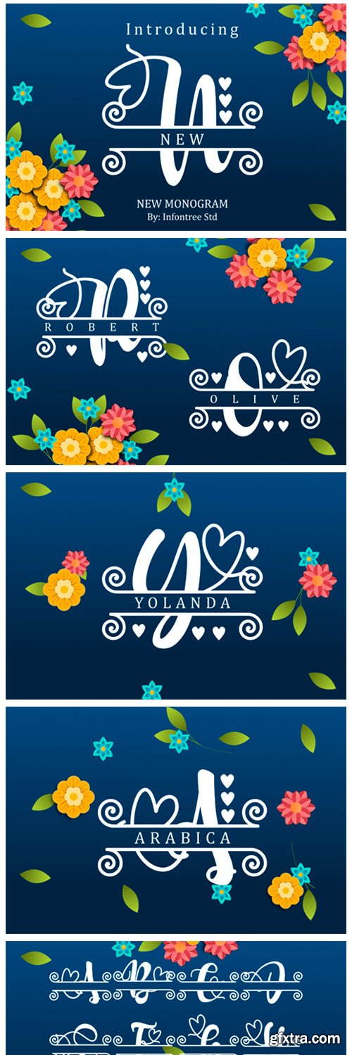 New Monogram Font