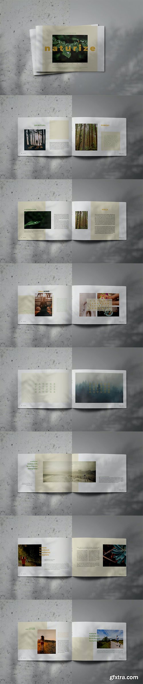 NATURIZE - Indesign Lookbook Brochure Template