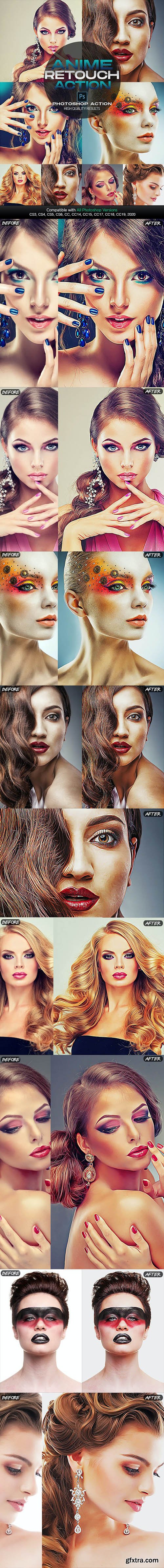 GraphicRiver - Anime Photo Retouch Photoshop Action 26656091