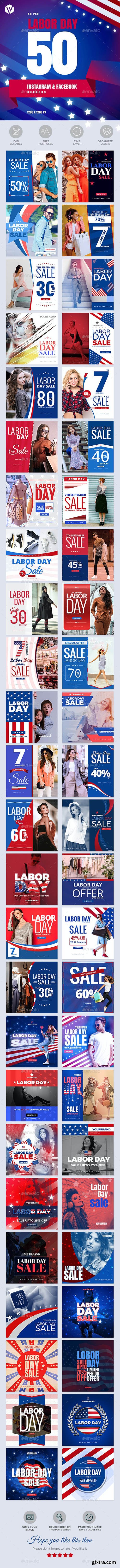 GraphicRiver - 50 Labour Day Banners 28022685