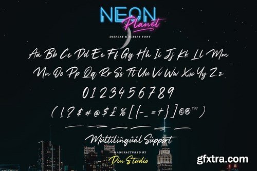 CM - Neon Planet - Font Duo 5247597