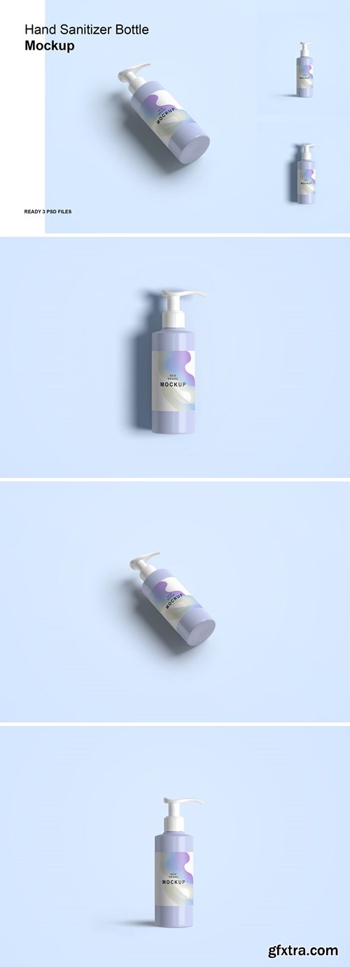 Hand Sanitizer Bottle Mockup