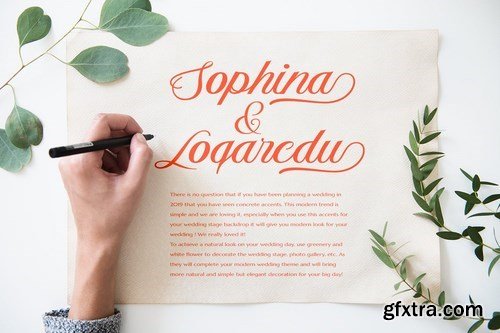 Aetrina Elegant Script Display