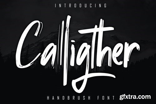 Calligther Handbrush Font