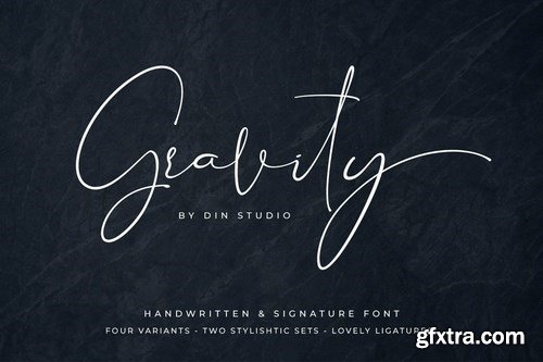 Gravity - Modern Signature Font