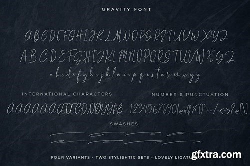 Gravity - Modern Signature Font