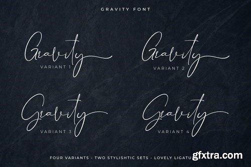 Gravity - Modern Signature Font