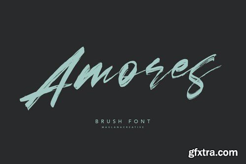 Amores Brush Signature Handmade Font Typeface