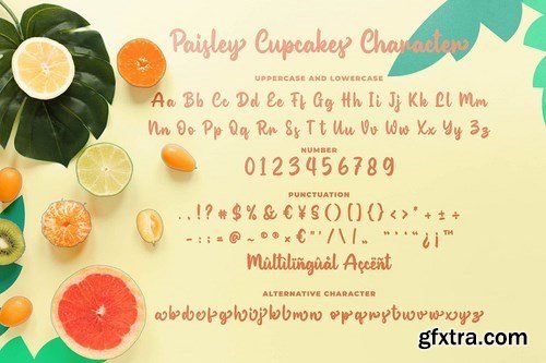 Paisley Cupkace a Delicious Font