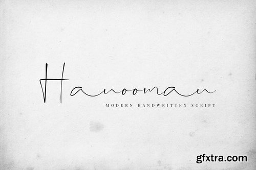 Hanooman - Modern Handwritten Font