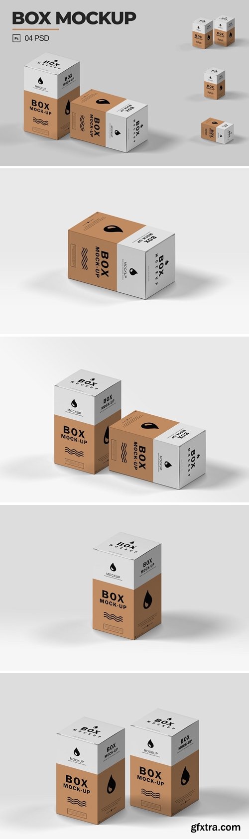 Isometric Box Mockup