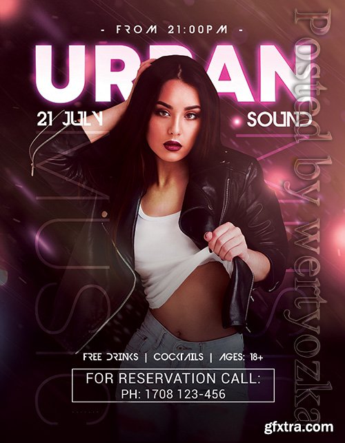 Urban Sound - Premium flyer psd template