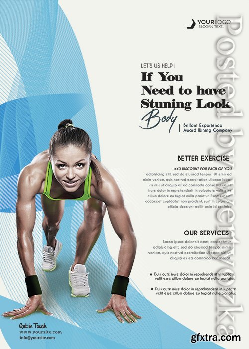 Sport Fitness - Premium flyer psd template