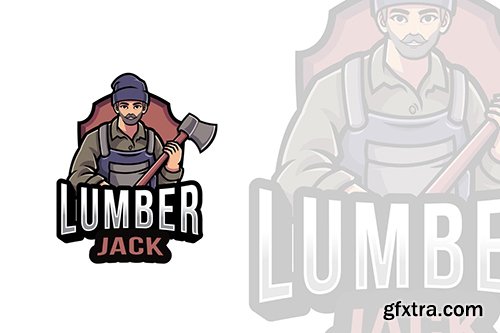 Lumberjack Logo Template