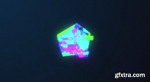 Videohive - Glitch Cyber Logo - 27600313