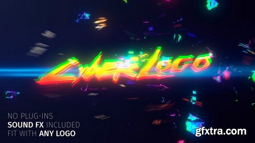 Videohive - Glitch Cyber Logo - 27600313