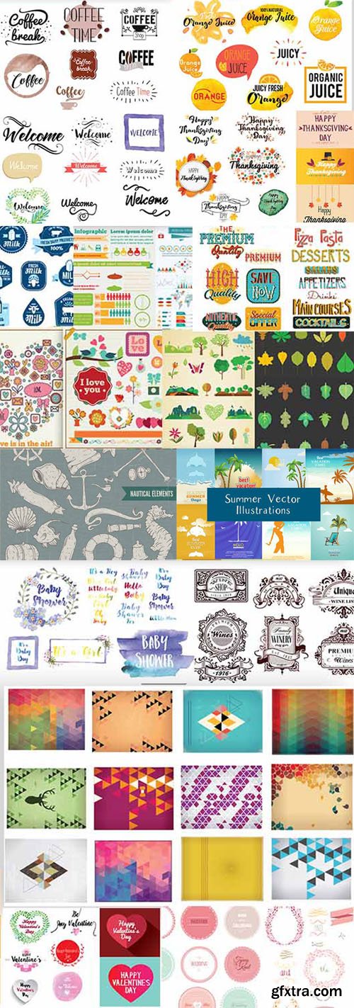 The Gigantic Vector Graphics Bundle - 9229 Unique Vectors