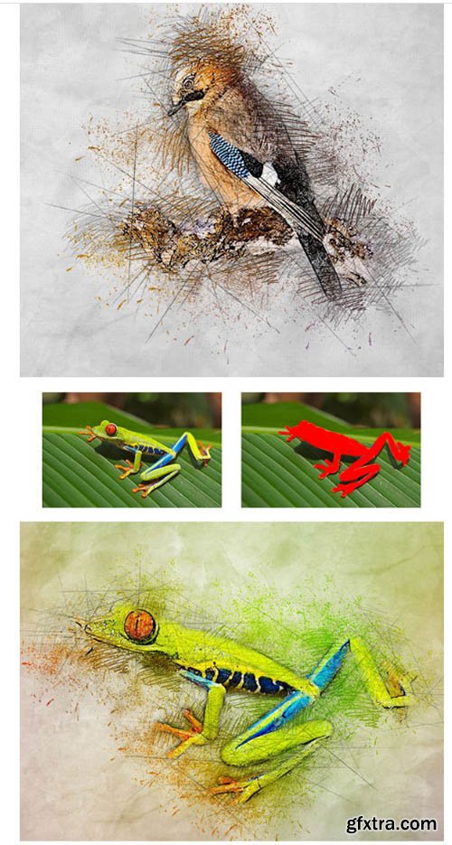 GraphicRiver - Pen Sketch Photoshop Action 26641246