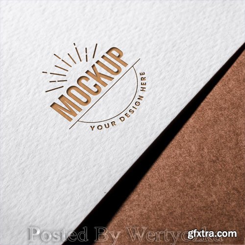 Close-up business card mock-up