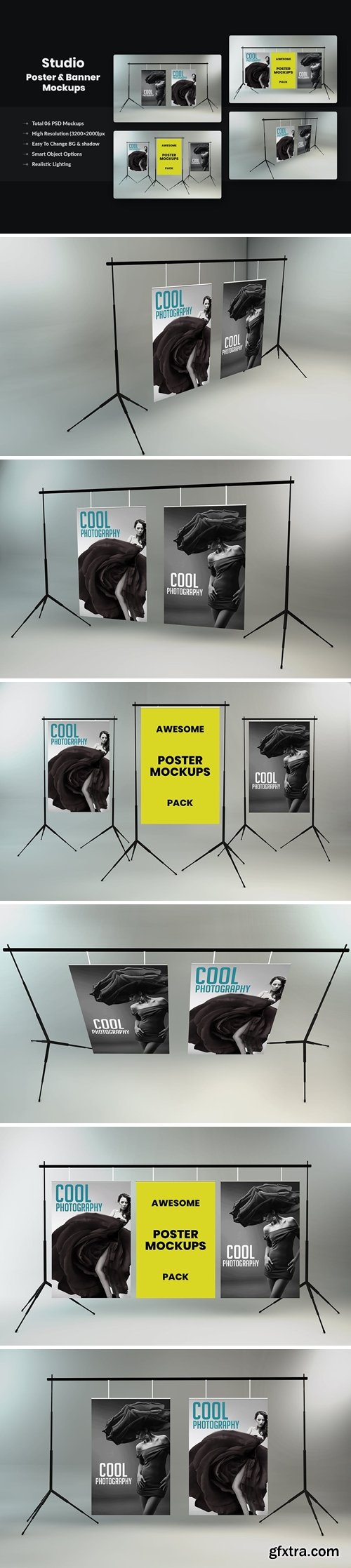 Studio Poster & Banner Mockups