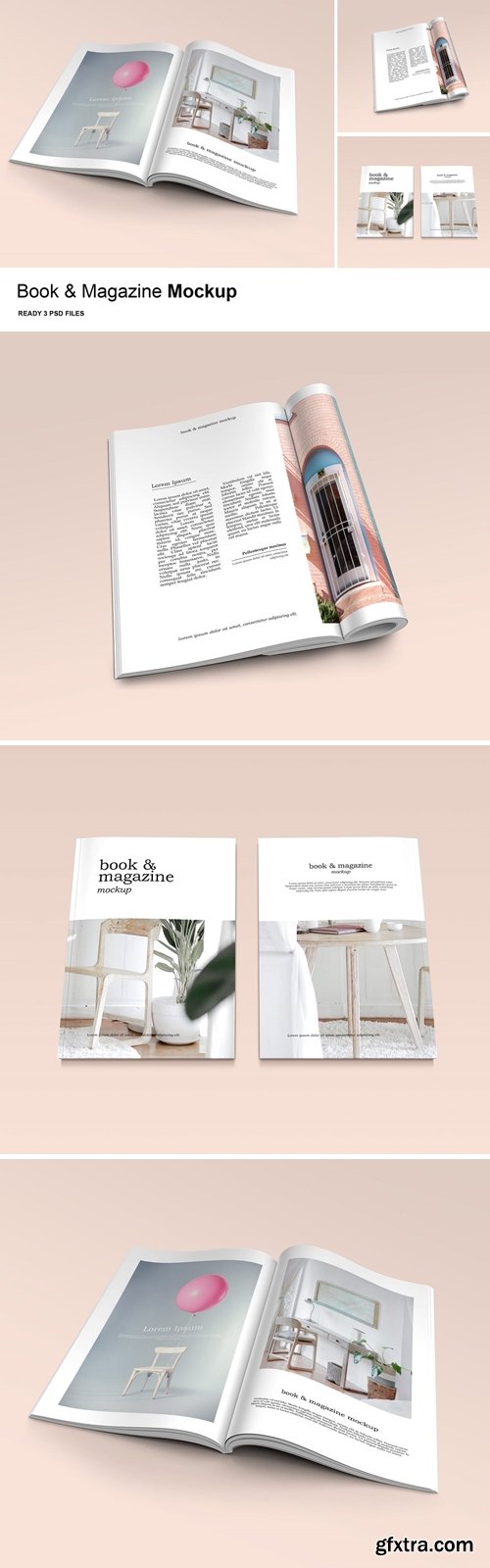 Book & Magazine - Mockup