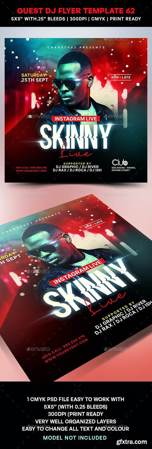 GraphicRiver - Guest DJ Flyer Template 62 27838249