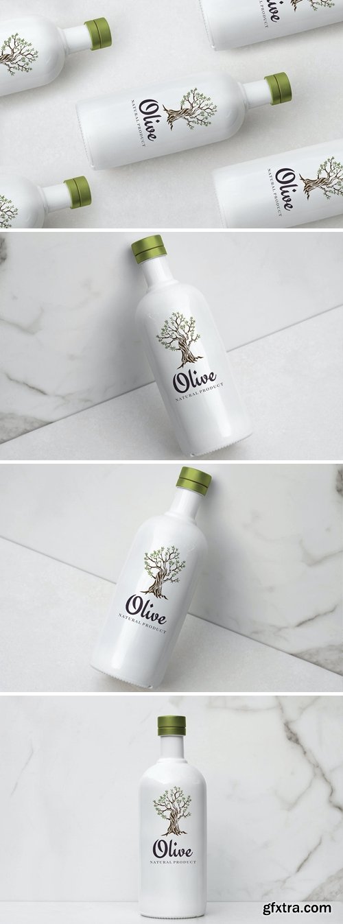 Olive Oil Bottle Mock Up