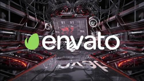 Videohive - Mechanical HUD Glitch Logo