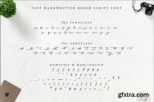 Fast - Handwritten Brush Font