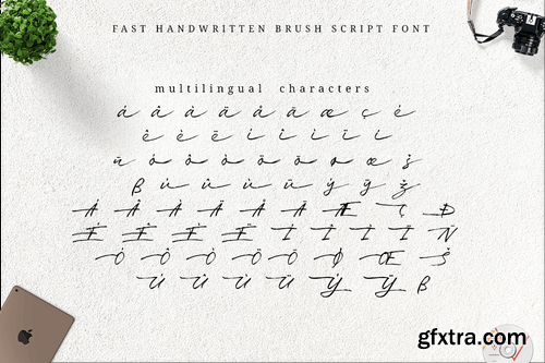 Fast - Handwritten Brush Font