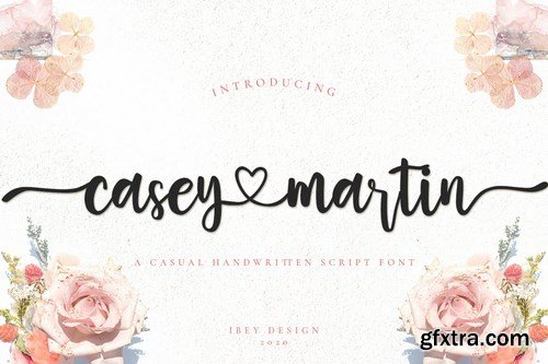 Casey Martin - Casual Handwritten Script Font