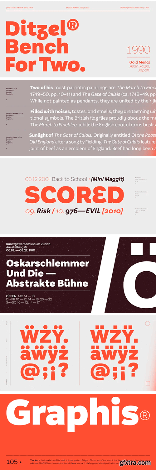 Aestetico Font Family