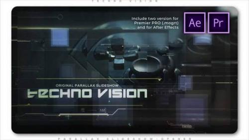 Videohive - Techno Vision Parallax Slideshow