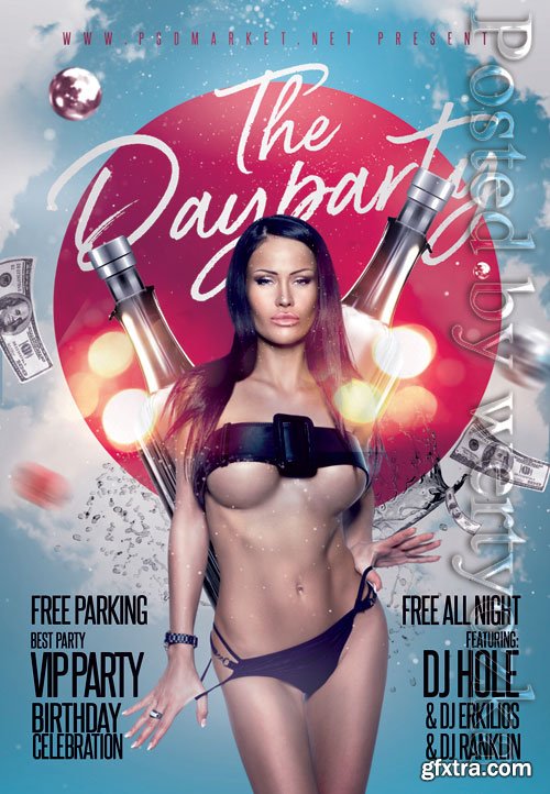 The day party - Premium flyer psd template