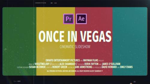 Videohive - Cinematic Slideshow | Once In Vegas