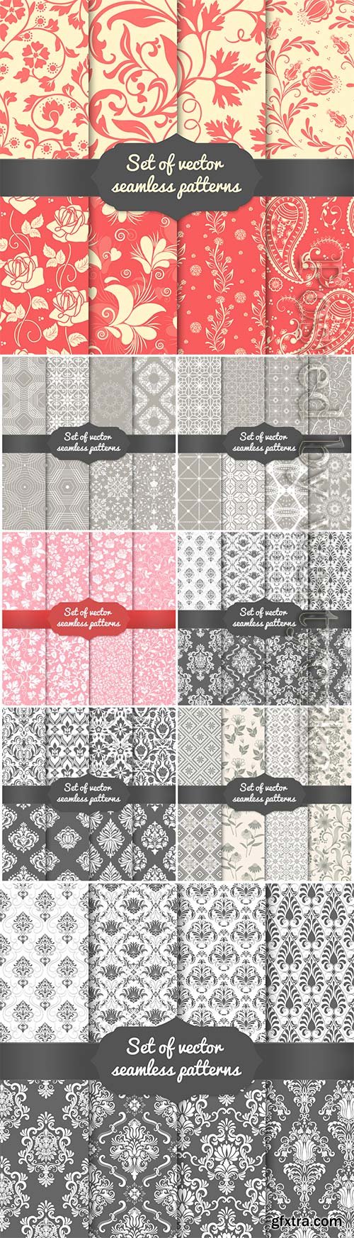 Vector set seamless pattern design