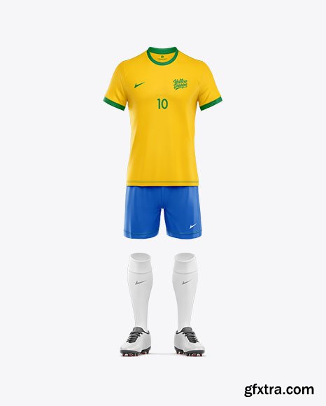 Football Kit Mockup - Front View 66027