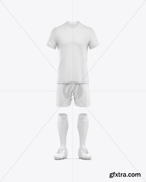 Football Kit Mockup - Front View 66027