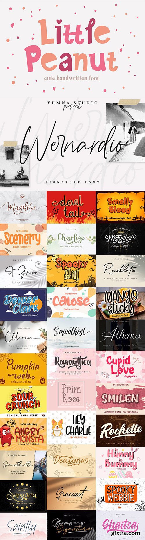 Super Fonts Pack Vol.4 [Aug/2020] - 35 Fonts