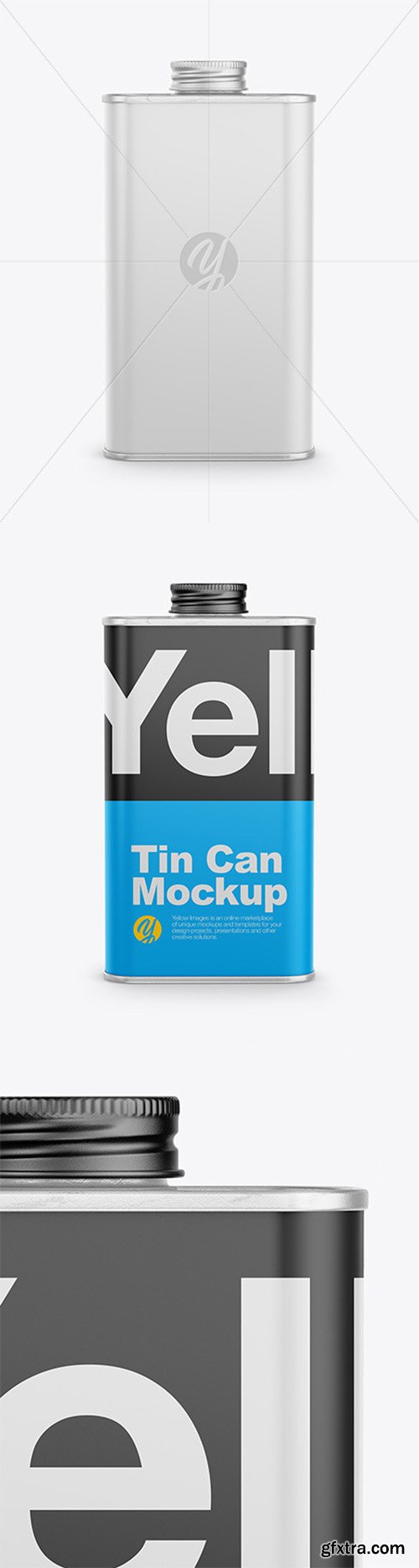 Glossy Tin Can Mockup 64891