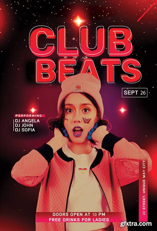 Club Beats - Premium flyer psd template