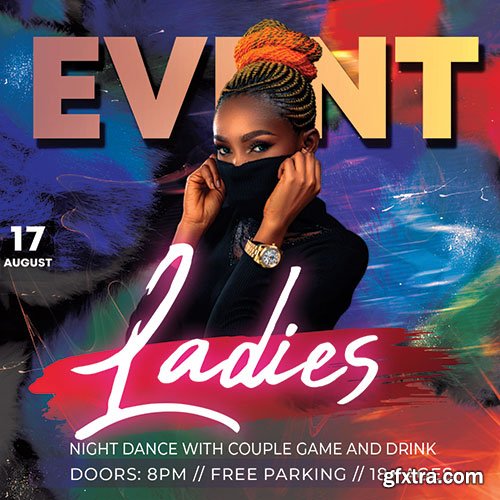 Ladies Event - Premium flyer psd template