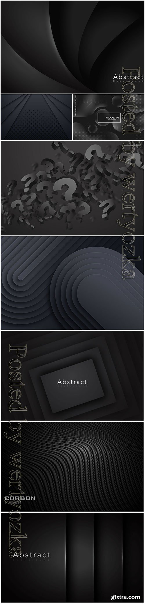 Dark vector abstract background