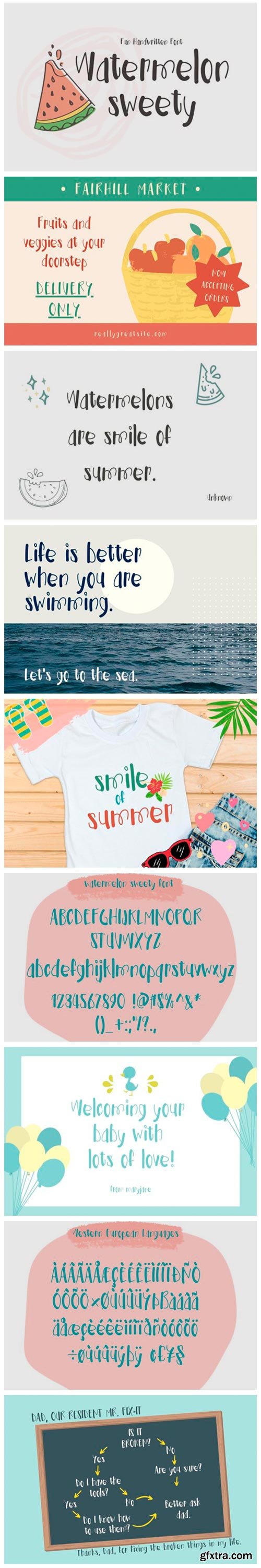 Watermelon Sweety Font