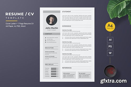 Modern Resume / CV Template