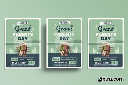 Grandparents Day Flyer Template