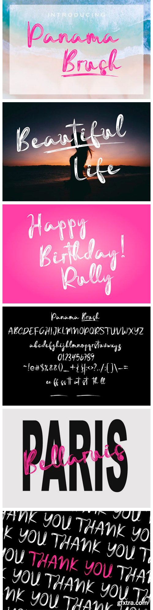 Panama Brush Font