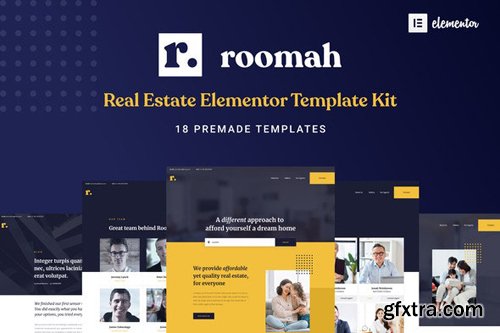 ThemeForest - Roomah v1.0 - Real Estate Agent Elementor Template Kit - 27817667