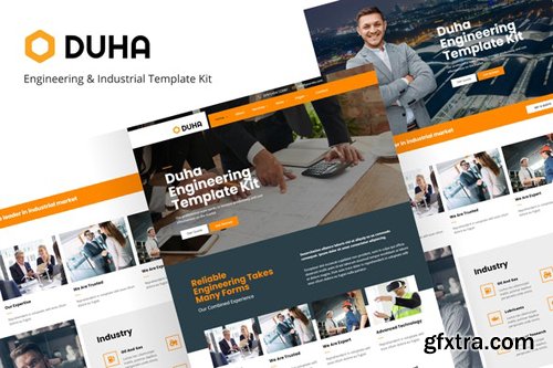 ThemeForest - Duha v1.0 - Engineering & Industrial Template Kit - 27765006