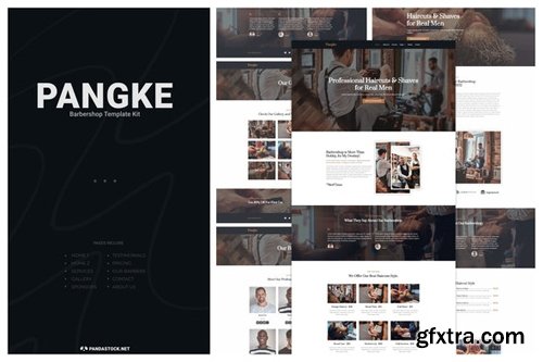 ThemeForest - Pangke v1.0 - Barbershop Template Kit - 27773885